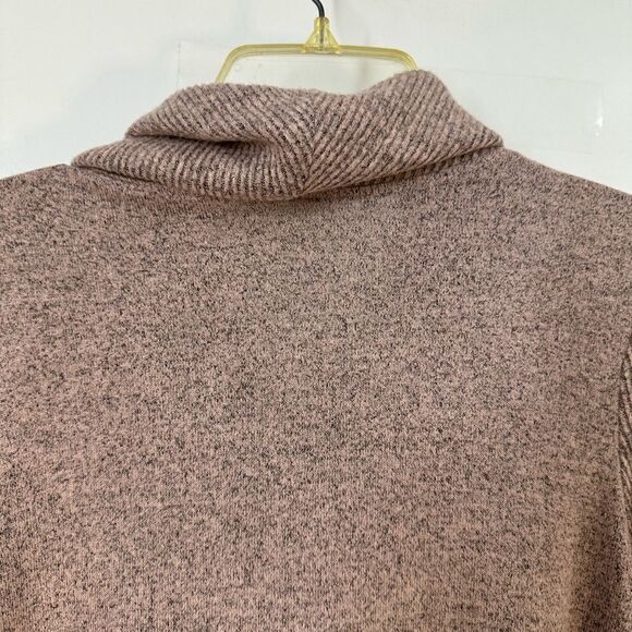 Fortune & Ivy NWT Sz L Havana Cowl Neck Curved Hem KNIT TOP - Picture 3 of 7